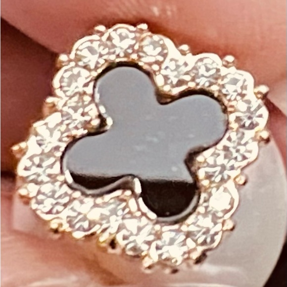 Brand New 18k Rose Gold  Plate 925 Sterling Silver Pearl Earring - Picture 4 of 4